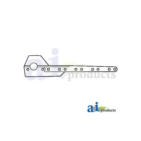 A & I Products Head Wear Plate 7" x2.5" x0.2" A-920-148